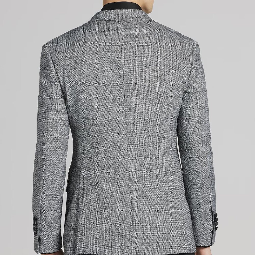 NEW Egara Slim Fit Satin Trim Dinner Tuxedo Jacket 42L - Picture 5 of 8